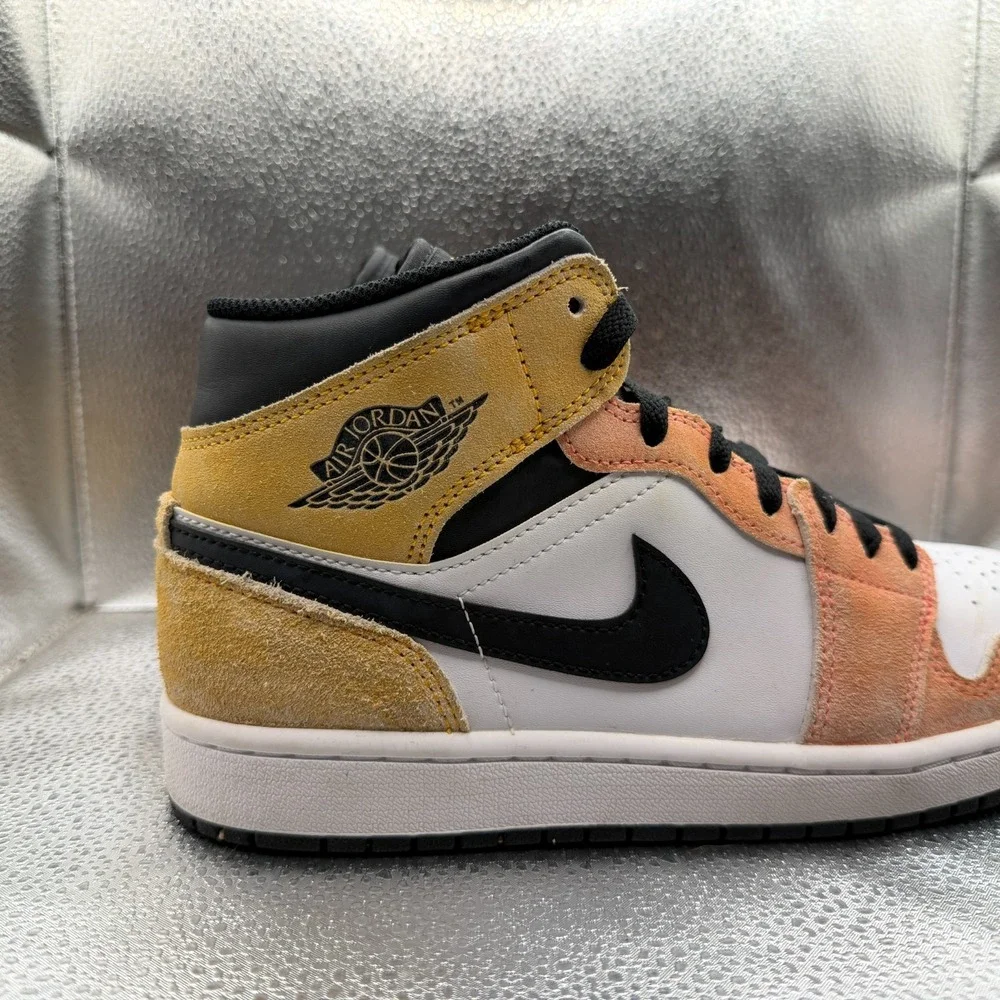 Size 8‎ Nike Air Jordan 1 Mid SE Flight Club Mens Athletic Sneakers DX4332-800